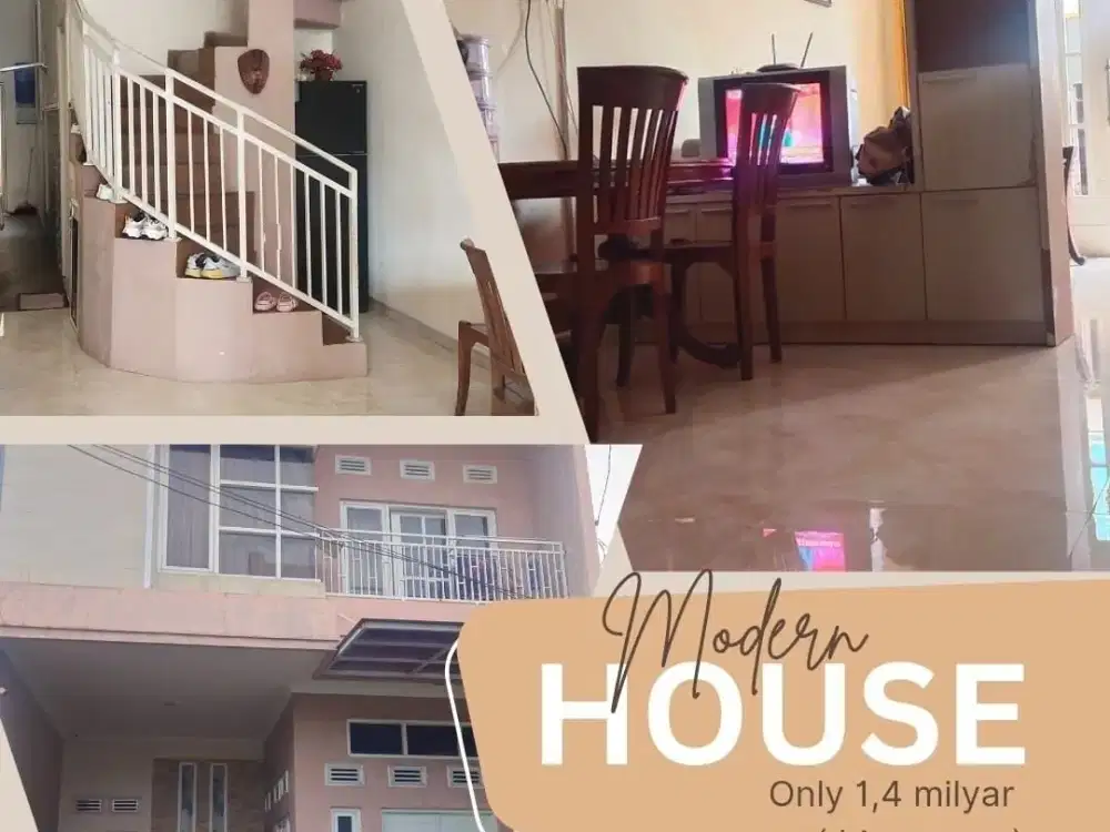 Dijual rumah strategis area Merjosari Malang  Rumah menghadap Timur