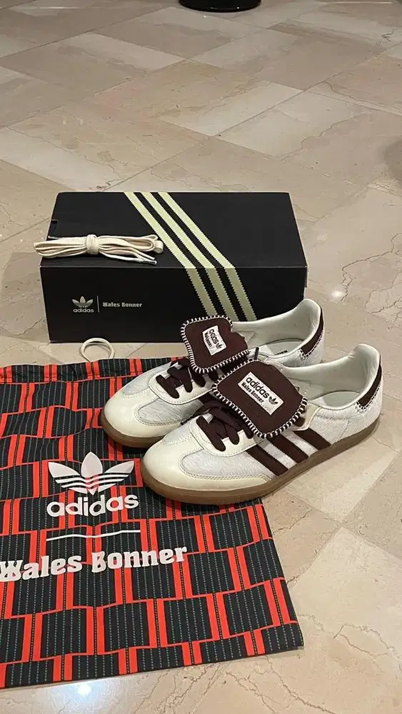 ADIDAS SAMBA WALES BONNER PONY TAIL CREAM WHITE 100% ORIGINAL AUTHENTI