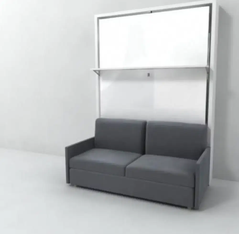 Wall bed + sofa untuk ukuran kasur 160x200