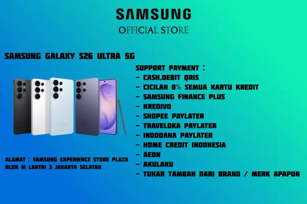 Pre Order Samsung Galaxy S26 Ultra 5G Garansi Resmi SEIN