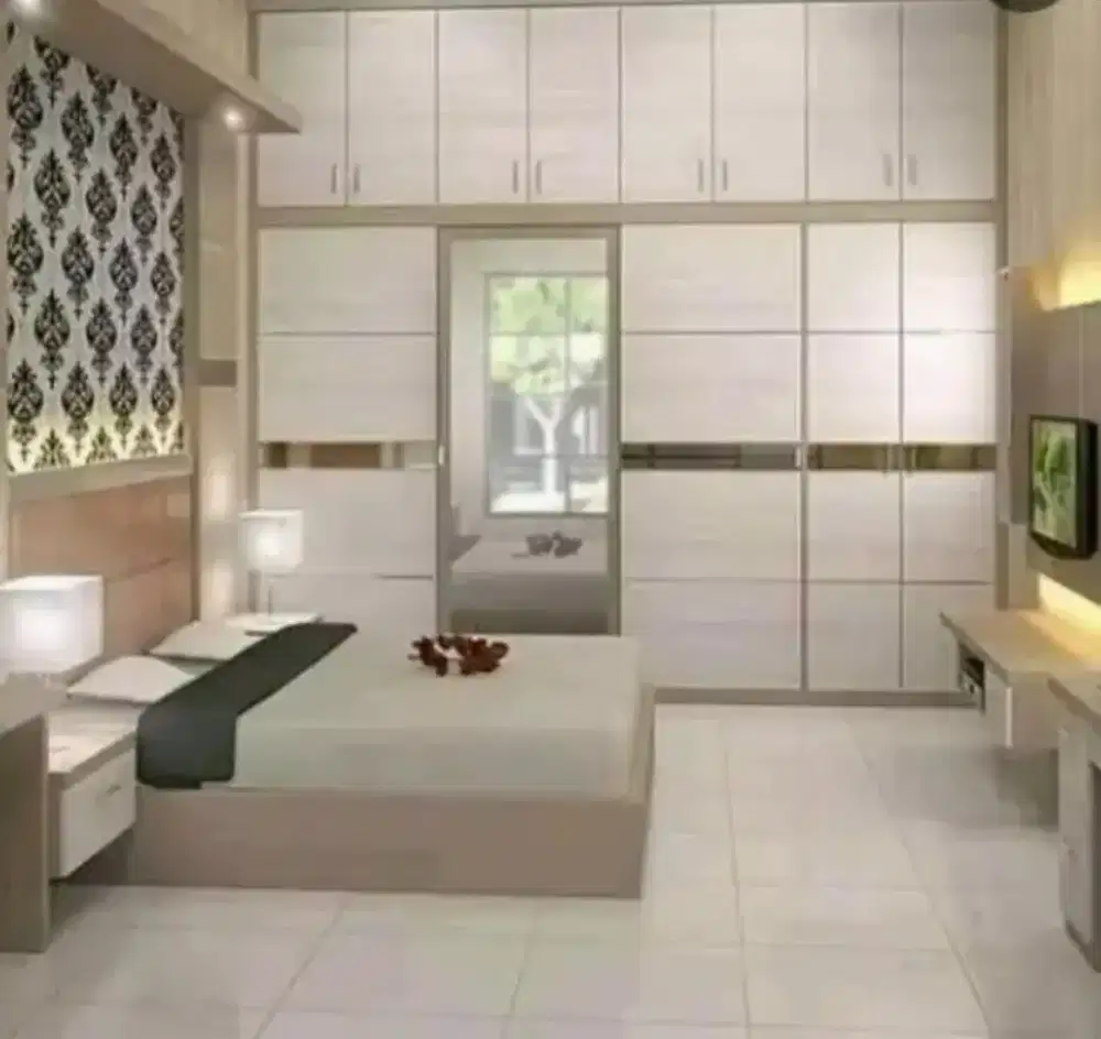 Pembuatan furniture kamar set custom