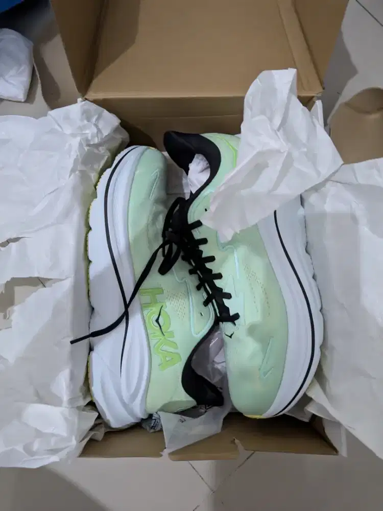 Sepatu Man Hoka Clifton 10 Sage Colour Size 45 ⅓