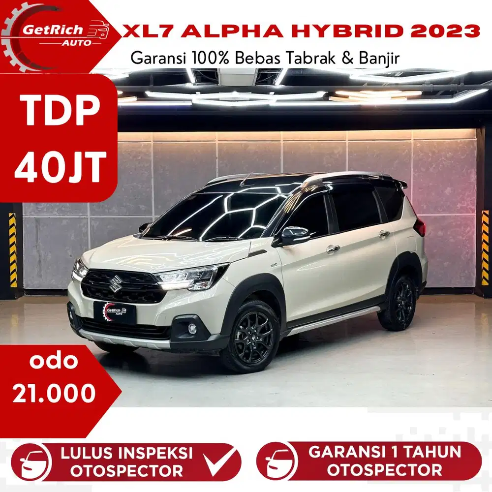 Km 20Rb!! Suzuki XL7 alpha 2023 Hybrid coklat muda