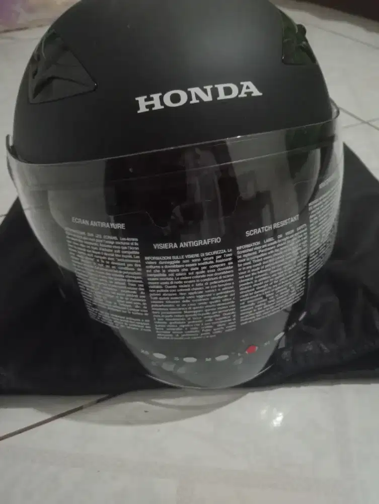 HELM HONDA LUXURY BARU WARNA BLACK
