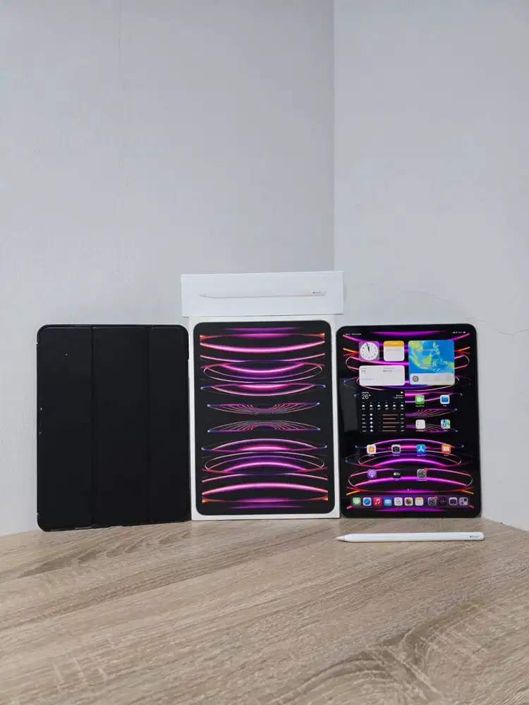 iPad Pro M2 11 256GB Wifi Cellular 5G Resmi iBox + Apple Pencil