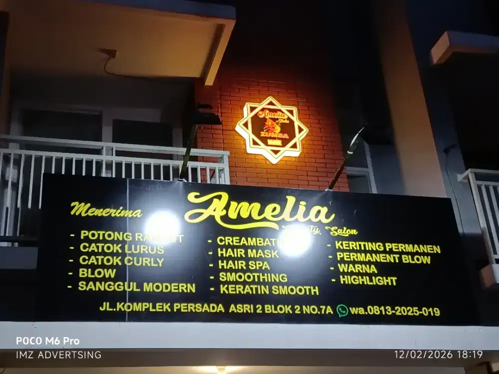 Papan nama toko neonbox billboard