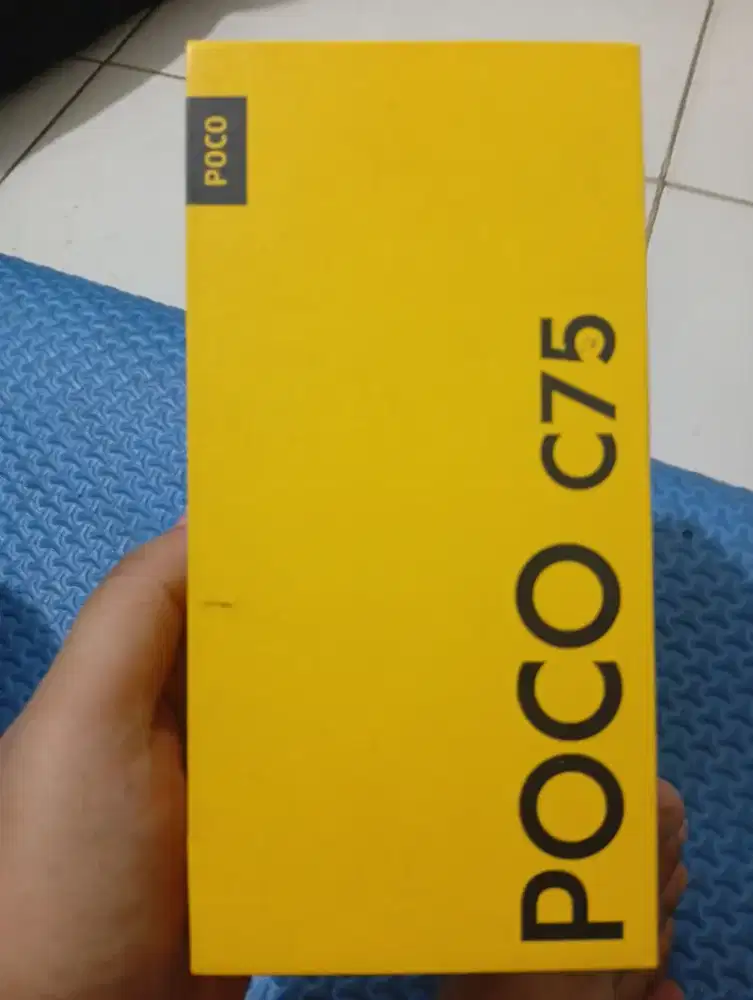Poco C75 6/128 hitam