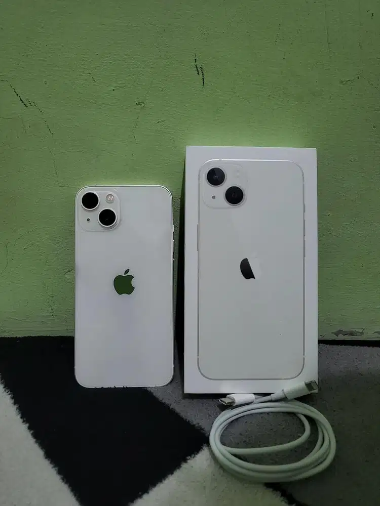 Iphone 13 128 starlight like new garansi resmi digimap