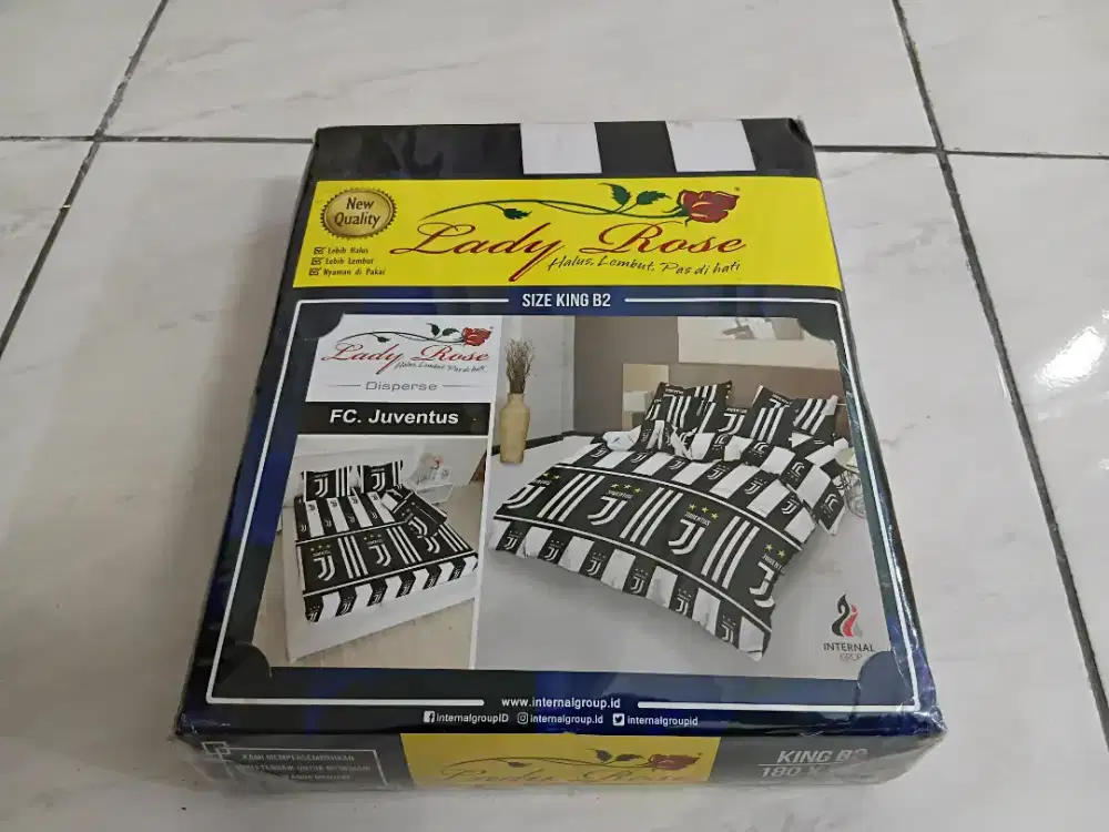 Sprei Size King Juventus