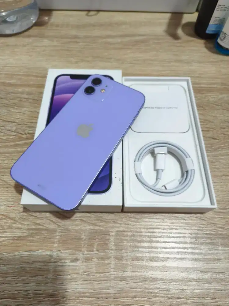 iPhone 12 128Gb Purple Garansi Resmi Indonesia Fullset original