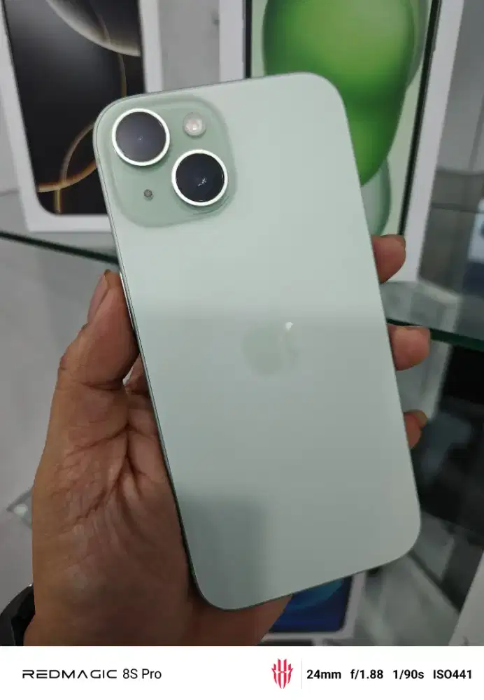 Iphone 15 128 gb ibox garansi mei bh94% unit super