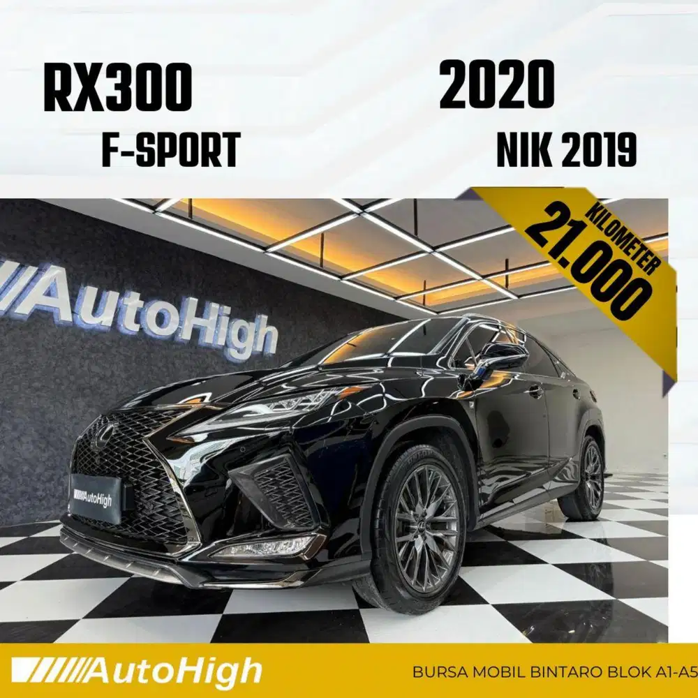 DP10% [Km21.000] RX300 F-Sport 2019 White / RX 300 Reg 2021 #AUTOHIGH