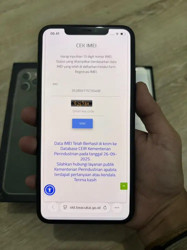 IPHONE 11 PROMAX 256GB BEACUKAI