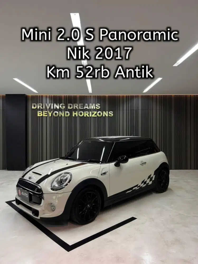 Mini Cooper 3-Door 2.0 S 2018 Putih Panoramic Km52rb Nik 2017