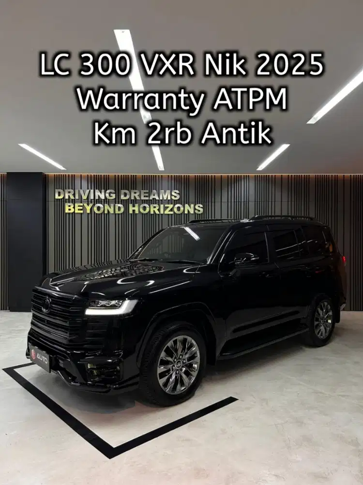 Toyota Land Cruiser LC300 VXR 2026 LC Hitam Km2rb Nik 2025 B88NMH