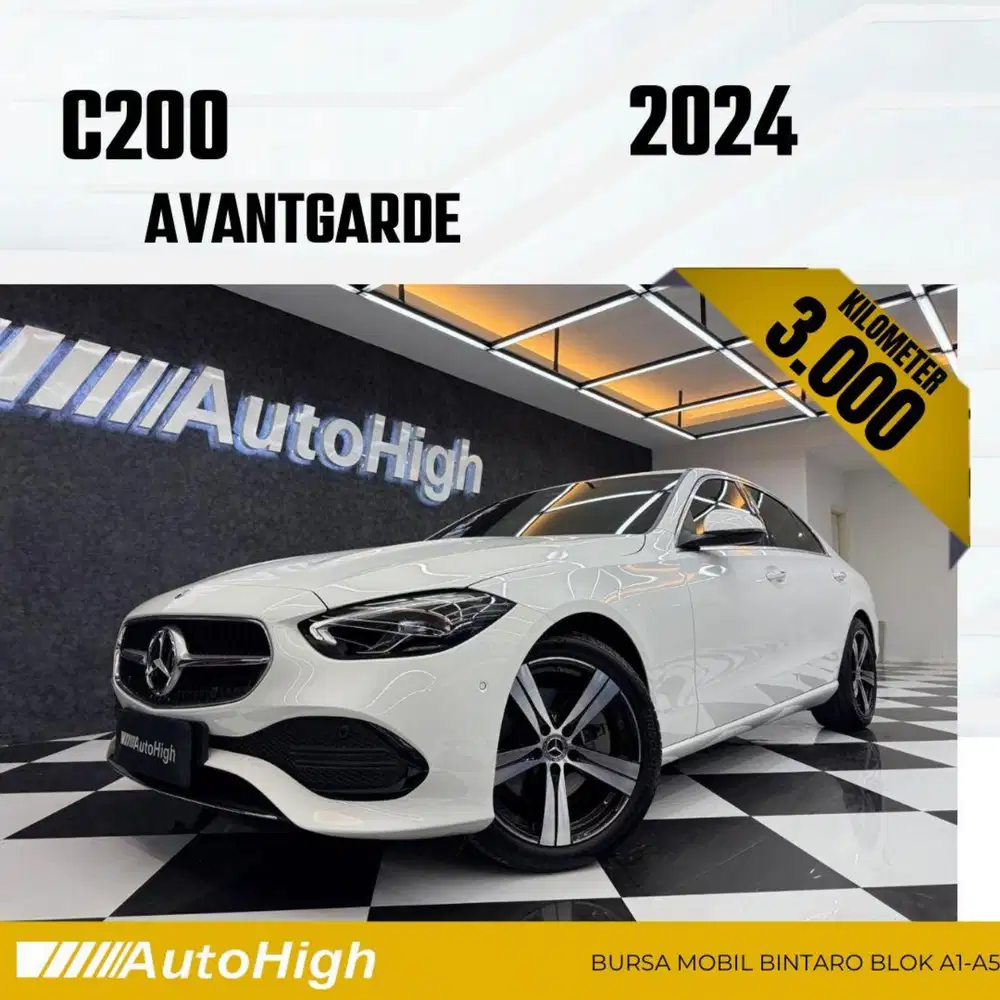 DP10% [Km3.000] C200 Avantgarde 2024 White Reg 2025 #AUTOHIGH