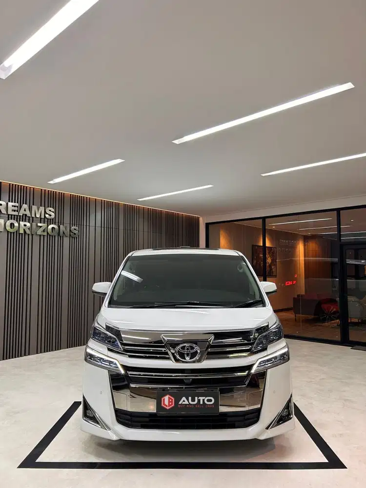 Toyota Vellfire 2.5 G TSS ATPM 2019 Putih Km49rb Nik 2018 B2736KKS