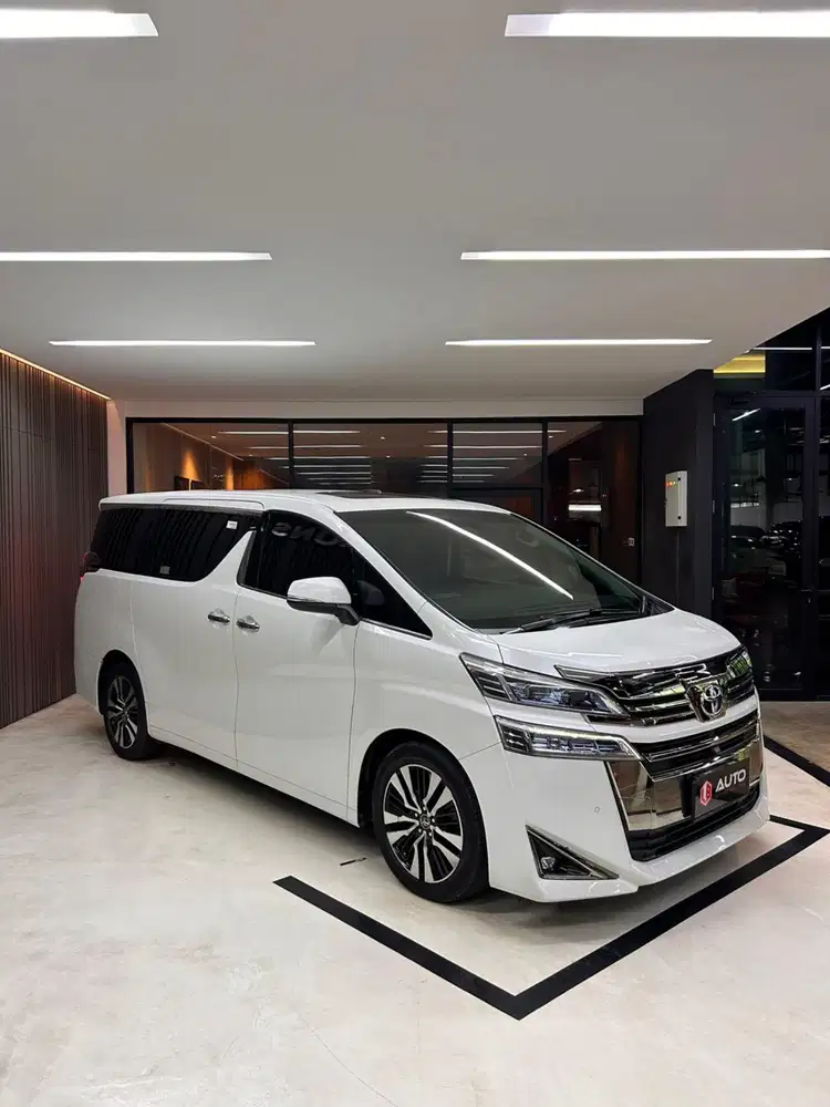 Toyota Vellfire 2.5 G TSS ATPM 2019 Putih Km49rb Nik 2018 B2736KKS