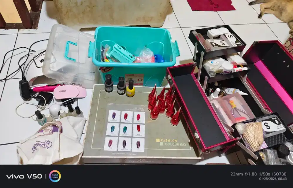 PRELOVED NAIL ART BEKAS PAKAI SENDIRI