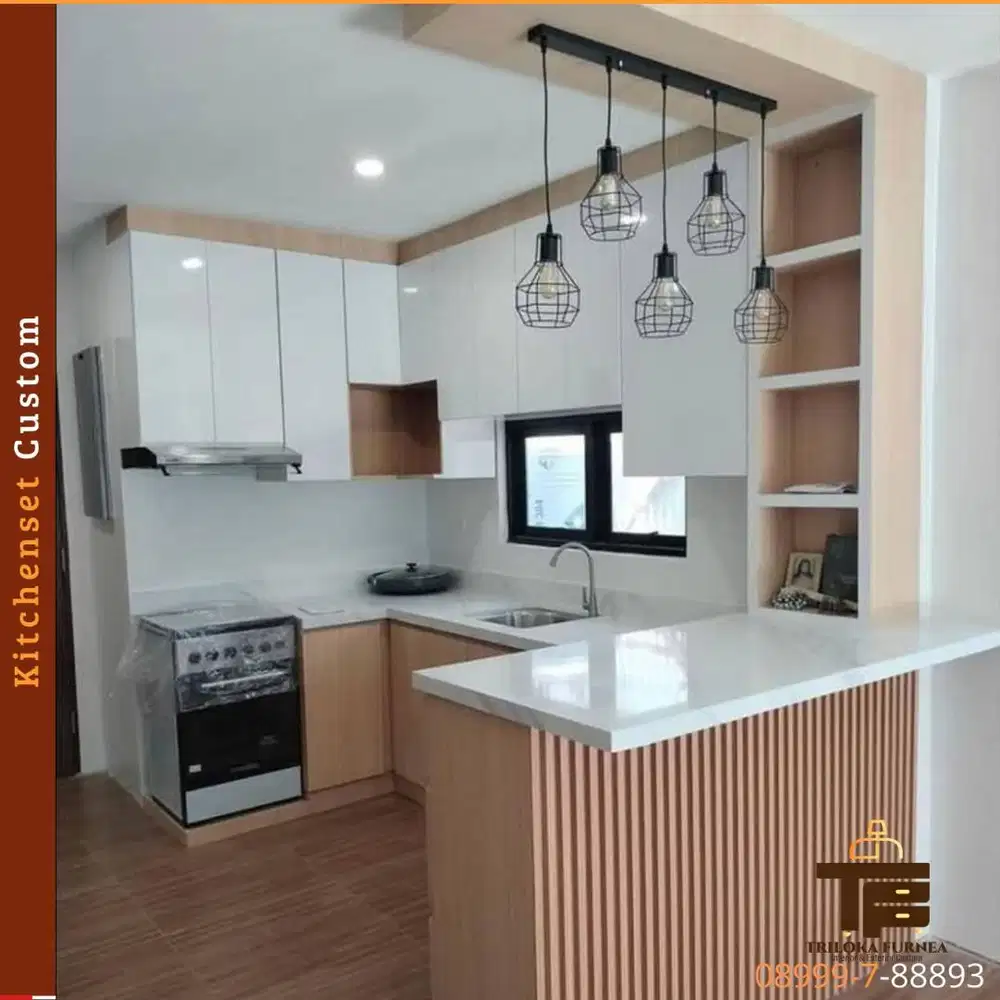 Kitchen Set Custom Triloka Furnea, Bikin Dapur Auto Aesthetic