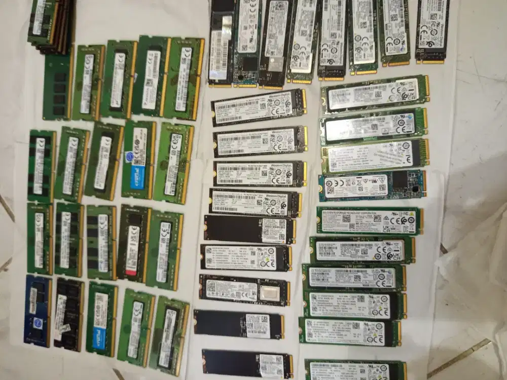 Terima jual beli komponen komputer/laptop bekas dan baru