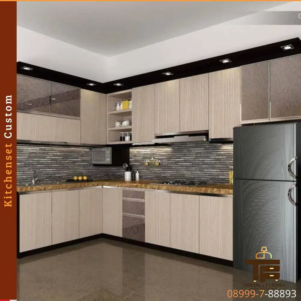 Jasa Kitchenset custom Triloka Furnea harga murah kualitas mewah