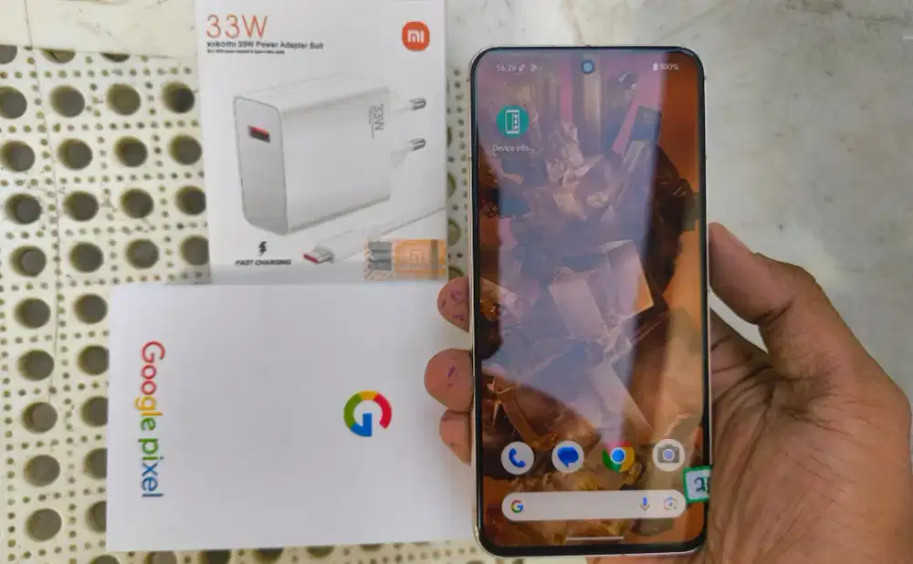 Google Pixel 8 5G Warna Rose Fullset Like New