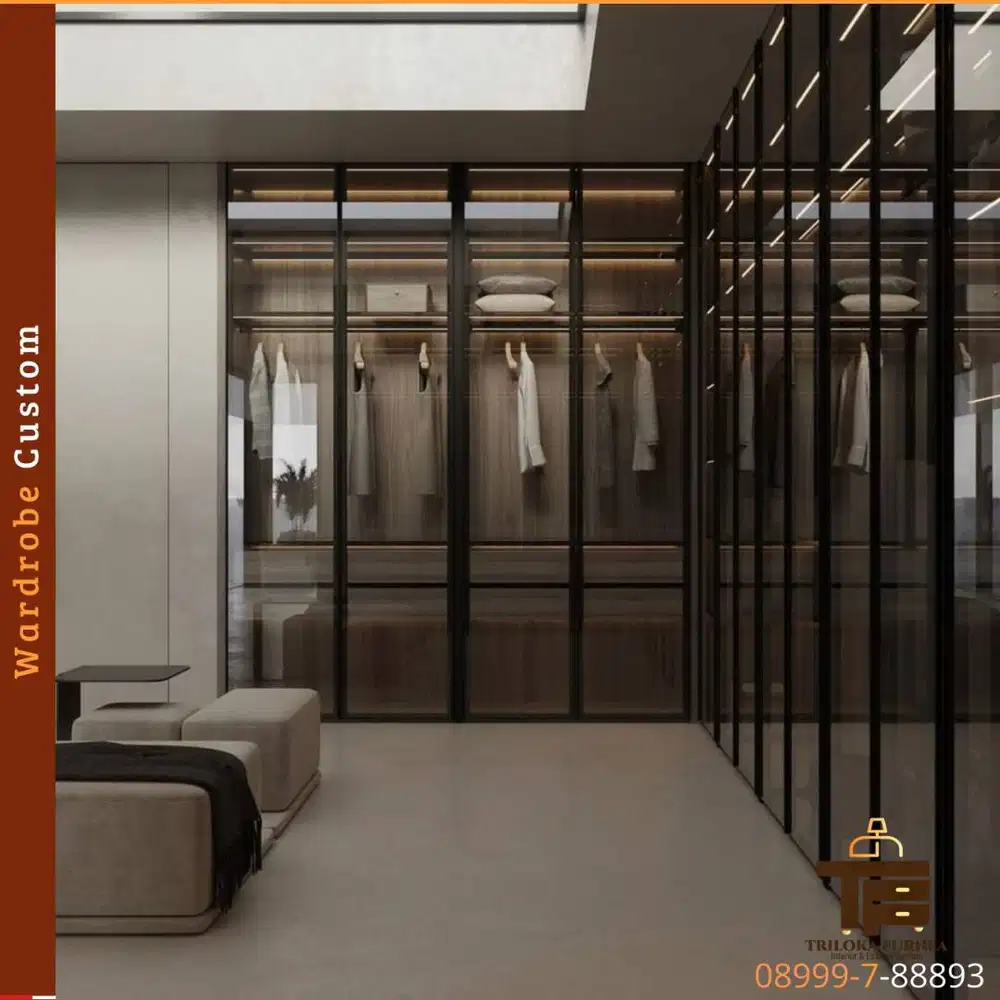Wardrobe Estetik & Fungsional? Gas Custom di Triloka Furnea