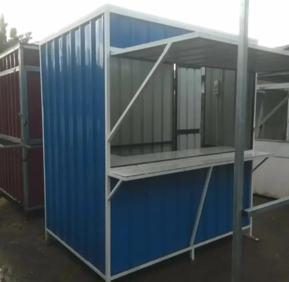 Jual booth kontainer ukuran 180x200x200