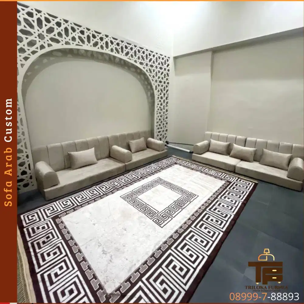 Sofa Arab Custom Luxury, Budget Tetap Chill