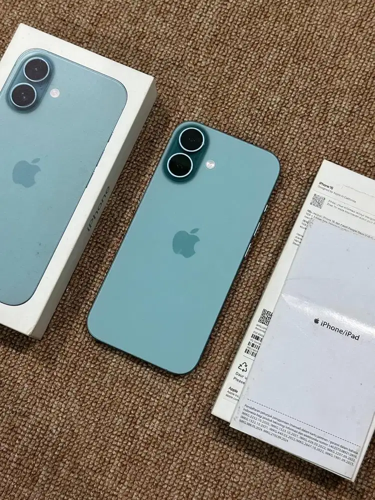 iphone 16 256gb ibox garansi on fullset