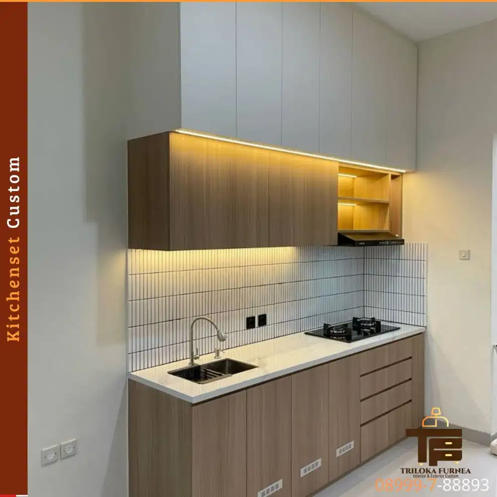 Kitchenset Custom Murah, Vibes Mewah Parah