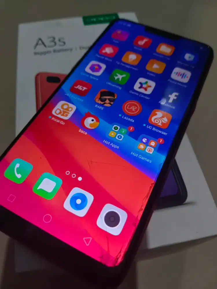 Oppo A3s  2/16  segel  resmi normal