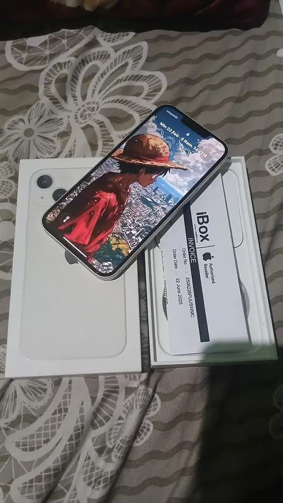Iphone 13 starlight 128 ex iBox masih garansi