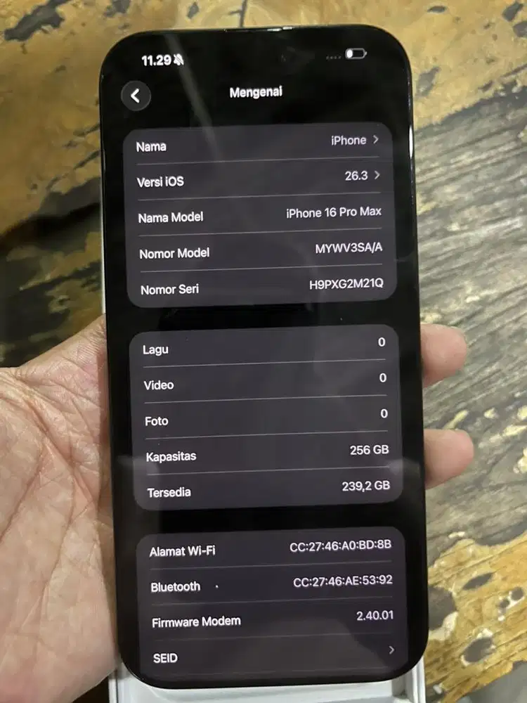 IPHONE 16 PROMAX 256GB