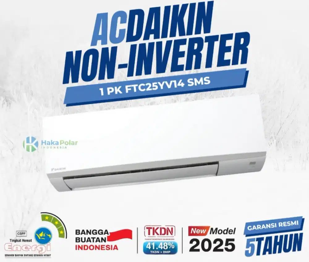 AC DAIKIN FTC25YV14 AC SPLIT 1 PK SUPER MINI SPLIT SERIES STANDART