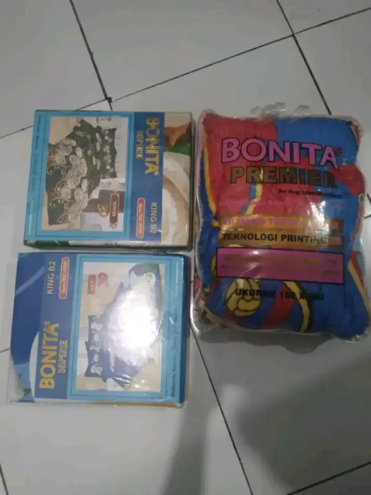 Selimut dan sepray Bonita