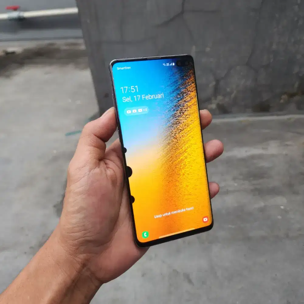 SAMSUNG GALAXY S10 PLUS SEIN 8/128 DUAL SIM MINUS FUNGSI 100% NORMAL