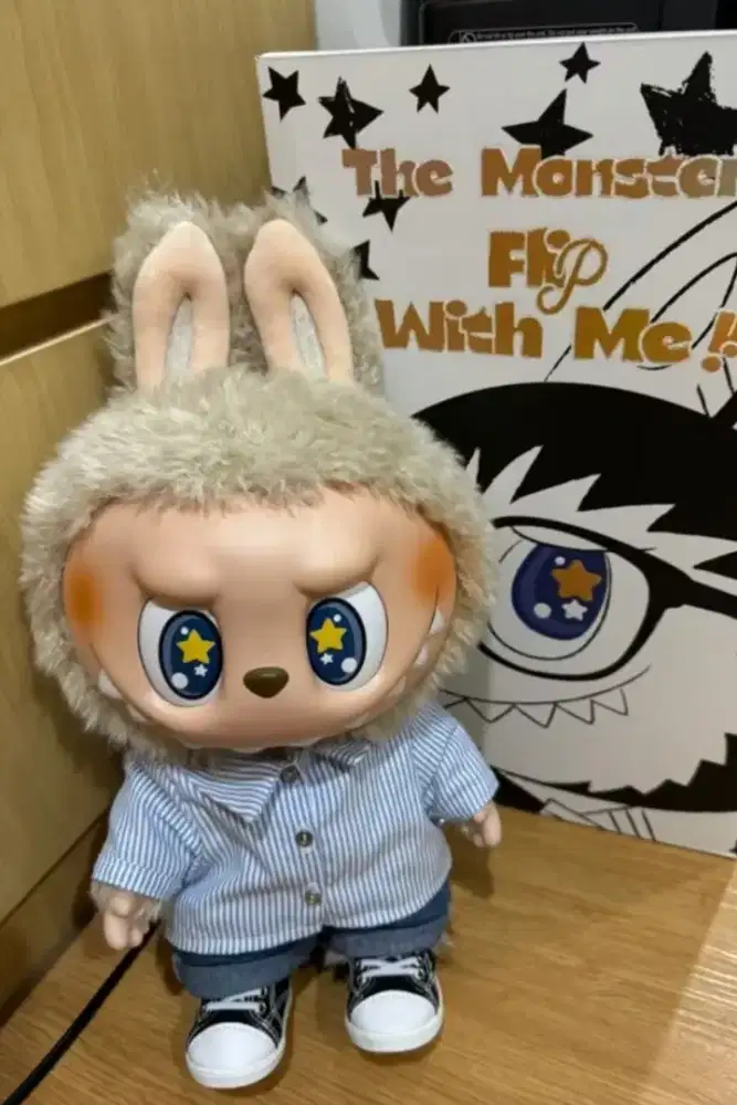 Jual Labubu flip with me original popmart
