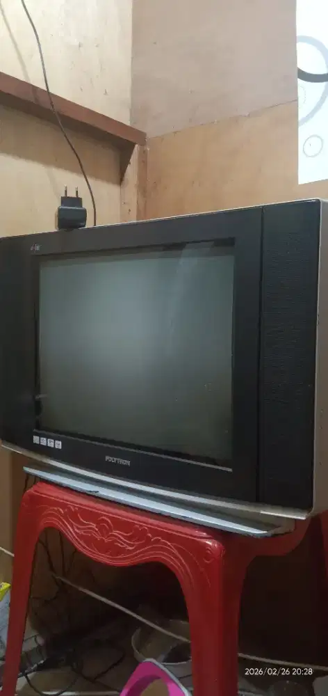 Tv tabung 21inci minus lagi di tonton gambar redup
