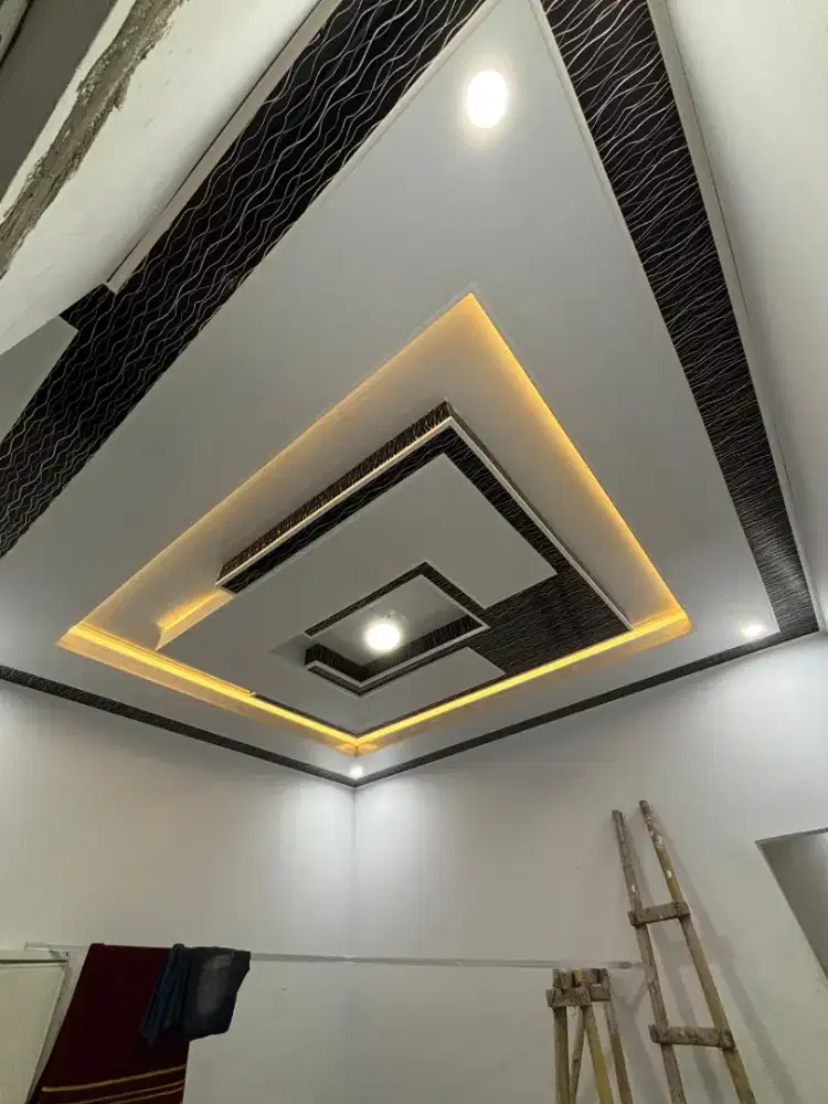 Plafon PVC terpasang
