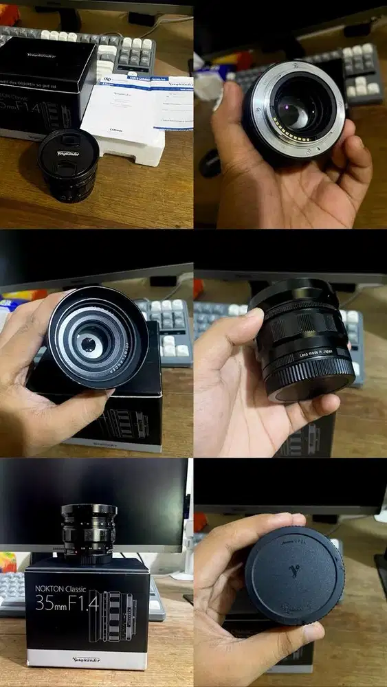 Lensa Voigtlander 35mm f1.4 nokton for sony fullframe