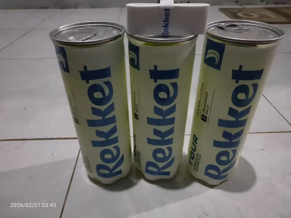 Bola padel 3 set rekket