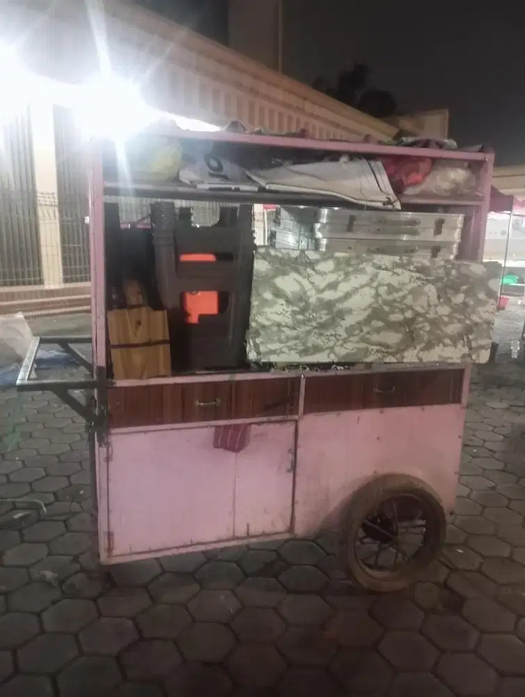 Gerobak Usaha besi roda