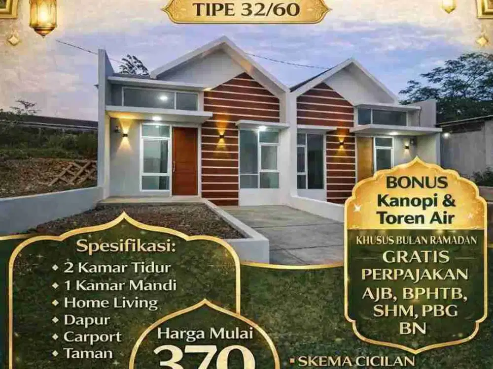 Jual Rumah Baru Murah Mewah 1 & 2 Lantai Dekat Kampus UIN Bandung Cileunyi Kulon Bandung