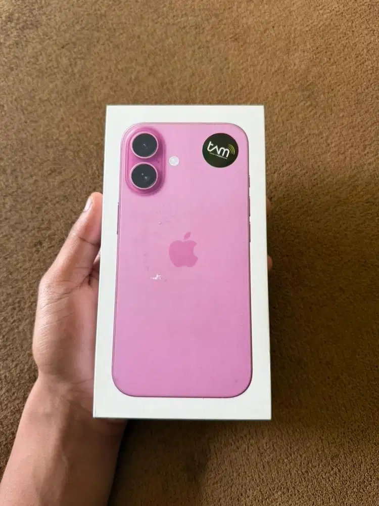 iphone 16 128gb pink segel bnib
