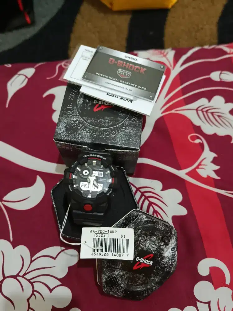 G shock GA-700-1ADR baru