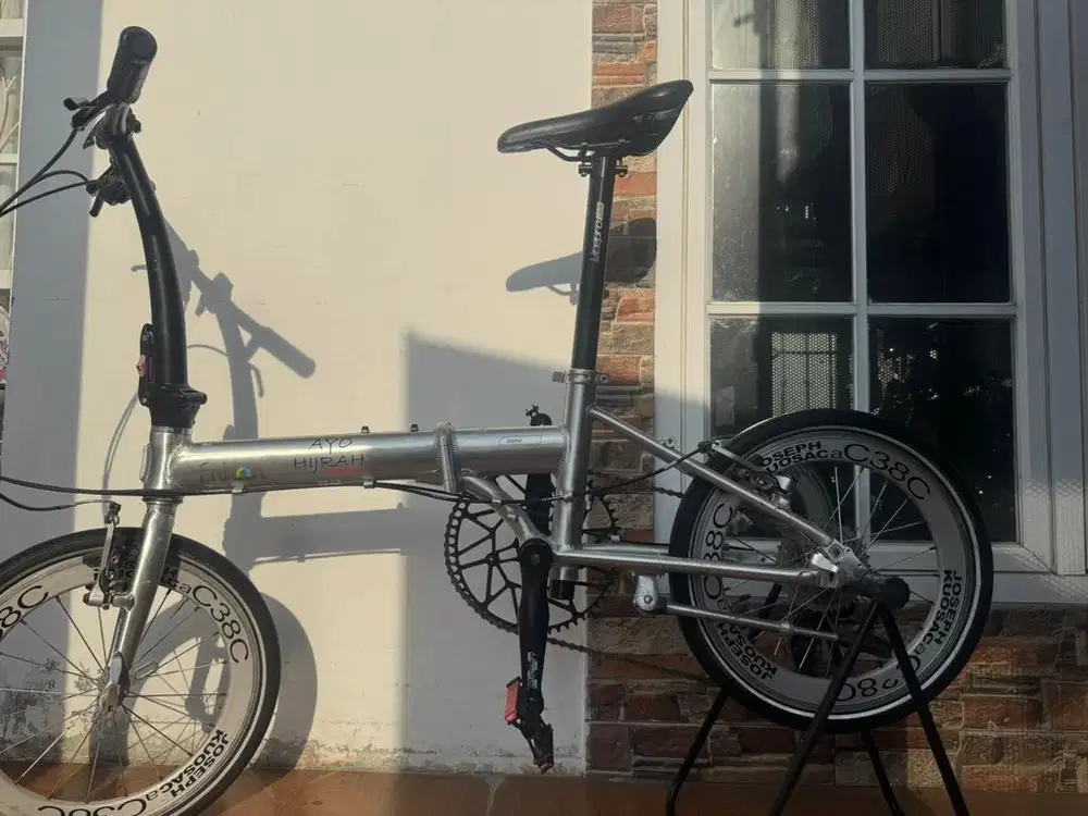 Sepeda Lipat Fnhon Zephyr Custom - Part Litepro, Siap Gowes.