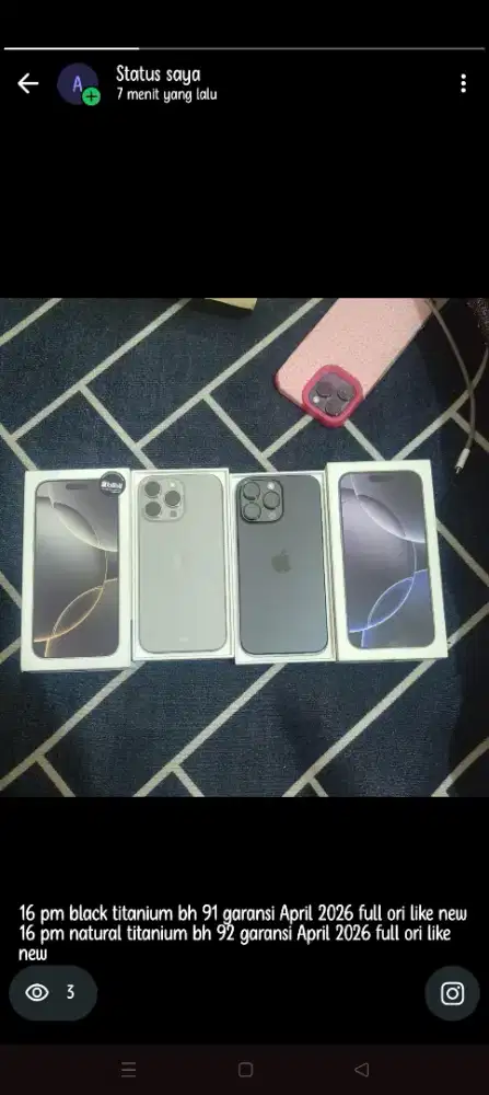 iPhone 16 pro max iBox fulset