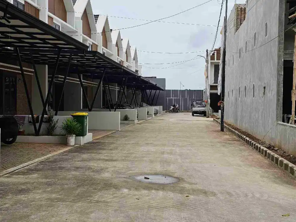 RUMAH 2 LANTAI DINDING BATA MERAH, READY STOCK, SHM PECAH, FREE CANOPY